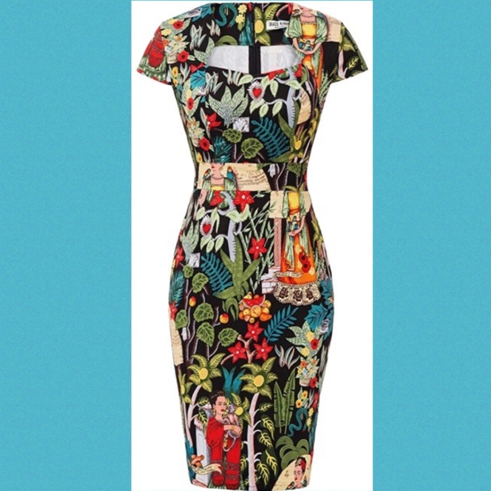 Grace Karin pin up, pencil sheath dress.